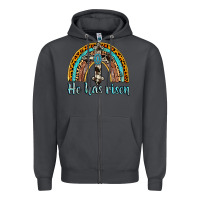 Smoke he has risen rainbow Zipper Hoodie - AdoDesignShop
