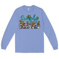 Colony Blue simply blessed Long Sleeve Tee - JahusDesignShop