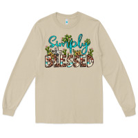 Mushroom simply blessed Long Sleeve Tee - JahusDesignShop