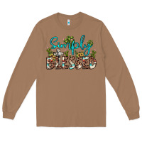 Toasted Coconut simply blessed Long Sleeve Tee - JahusDesignShop
