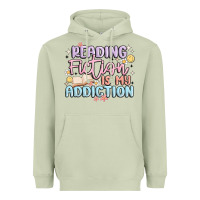 Matcha reading fiction is my addiction Heavyweight Hoodie - MaliasSmallBusiness