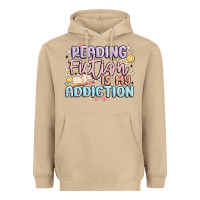 Mushroom reading fiction is my addiction Heavyweight Hoodie - MaliasSmallBusiness