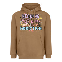 Toasted Coconut reading fiction is my addiction Heavyweight Hoodie - MaliasSmallBusiness