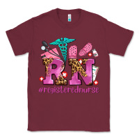 Burgundy registered nurse with crocs Classic Tee - AdoDesignShop