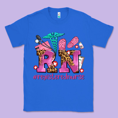 Registered Nurse With Crocs Classic Tee Designed By Adodesignshop