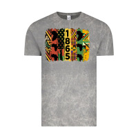 Cloud Rock juneteenth 1865 brush stroke Vintage Tee - HRA Design Shop