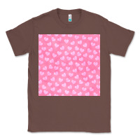 Chestnut valentines day heart seamless pattern Classic Tee - BundleAndBundleShop