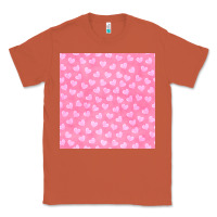 Copper valentines day heart seamless pattern Classic Tee - BundleAndBundleShop