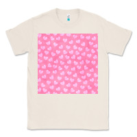 Natural valentines day heart seamless pattern Classic Tee - BundleAndBundleShop