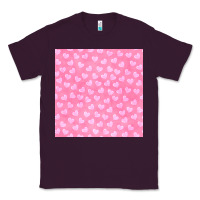 Plum valentines day heart seamless pattern Classic Tee - BundleAndBundleShop