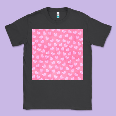 Valentines Day Heart Seamless Pattern Classic Tee Designed By Bundleandbundleshop