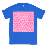 True Royal valentines day heart seamless pattern Classic Tee - BundleAndBundleShop