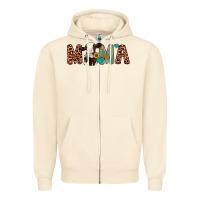 Sandshell mama holstein cow Zipper Hoodie - Artiststas