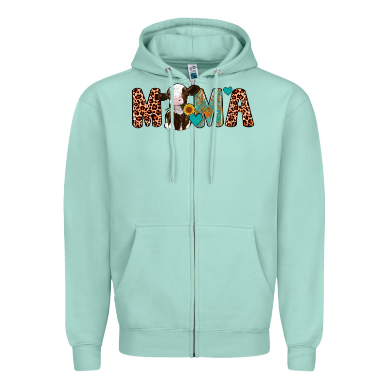 Mama Holstein Cow Zipper Hoodie by Artiststas | Teevron