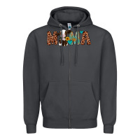 Smoke mama holstein cow Zipper Hoodie - Artiststas