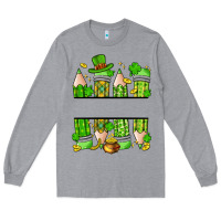 Heather Grey personalized st. patrick's day pencils Long Sleeve Tee - Artiststas