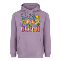 Lavender salty beach Heavyweight Hoodie - MaliasSmallBusiness