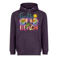 Plum salty beach Heavyweight Hoodie - MaliasSmallBusiness
