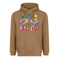 Toasted Coconut salty beach Heavyweight Hoodie - MaliasSmallBusiness