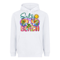 White salty beach Heavyweight Hoodie - MaliasSmallBusiness