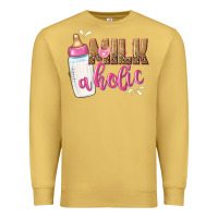 Antique Gold milkaholic girls Premium Sweatshirt - NancyCooperArtShop