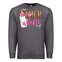 Charcoal Heather milkaholic girls Premium Sweatshirt - NancyCooperArtShop