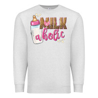 Oatmeal Heather milkaholic girls Premium Sweatshirt - NancyCooperArtShop