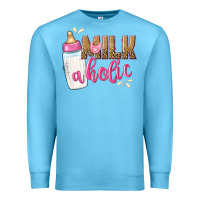 Ocean Blue milkaholic girls Premium Sweatshirt - NancyCooperArtShop