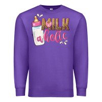 Purple milkaholic girls Premium Sweatshirt - NancyCooperArtShop