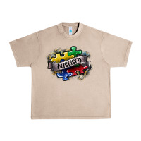 French Oak austism Urban Heavy Tee - SublimationCraftShop