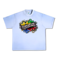 Grape Ice austism Urban Heavy Tee - SublimationCraftShop