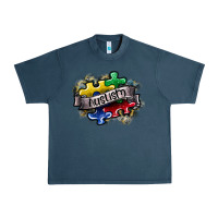 Midnight Navy austism Urban Heavy Tee - SublimationCraftShop