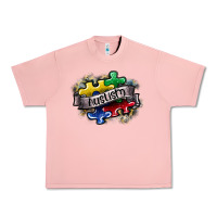 Salmon austism Urban Heavy Tee - SublimationCraftShop