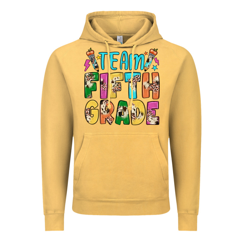 Team Fifth Grade Vintage Hoodie by JahusDesignShop | Teevron