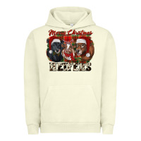 Pigment Pistachio Merry Christmas Urban Hoodie - RanaPortraitStore