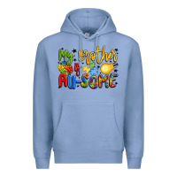 Colony Blue my brother is au some Premium Hoodie - LillyAllenDesigns