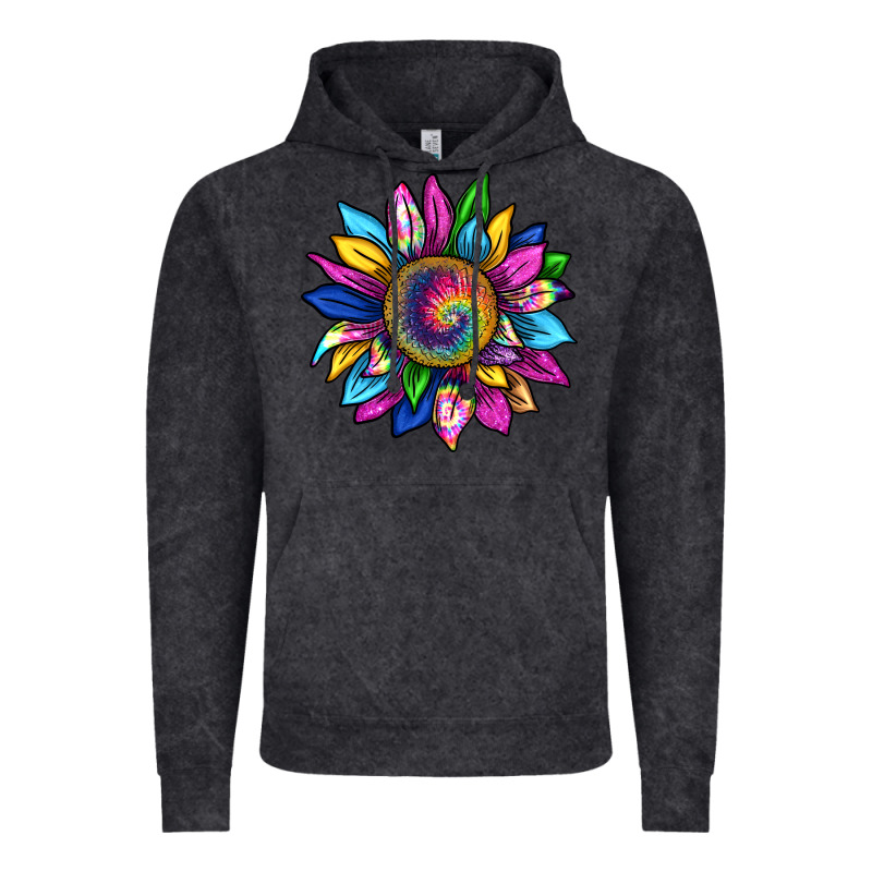 Tie Dye Sunflower Vintage Hoodie by texasbilliewilder | Teevron