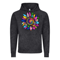 Vintage Black tie dye sunflower Vintage Hoodie - texasbilliewilder