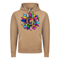 Vintage Coffee tie dye sunflower Vintage Hoodie - texasbilliewilder