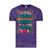 Cloud Purple mama mama mama Vintage Tee - CowhideDigitalArt
