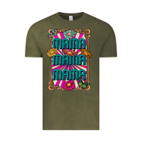 Vintage Olive mama mama mama Vintage Tee - CowhideDigitalArt