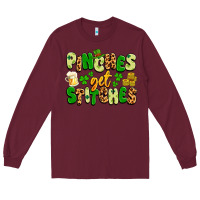 Burgundy pinches get stitches Long Sleeve Tee - Artiststas