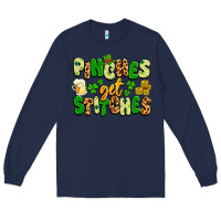 Navy pinches get stitches Long Sleeve Tee - Artiststas