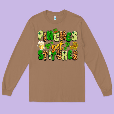 Pinches Get Stitches Long Sleeve Tee Designed By Artiststas