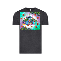 Vintage Black ohana stitch Vintage Tee - AdoDesignShop