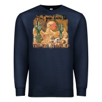 Navy ain t going down til the sun comes up Premium Sweatshirt - MaliasSmallBusiness