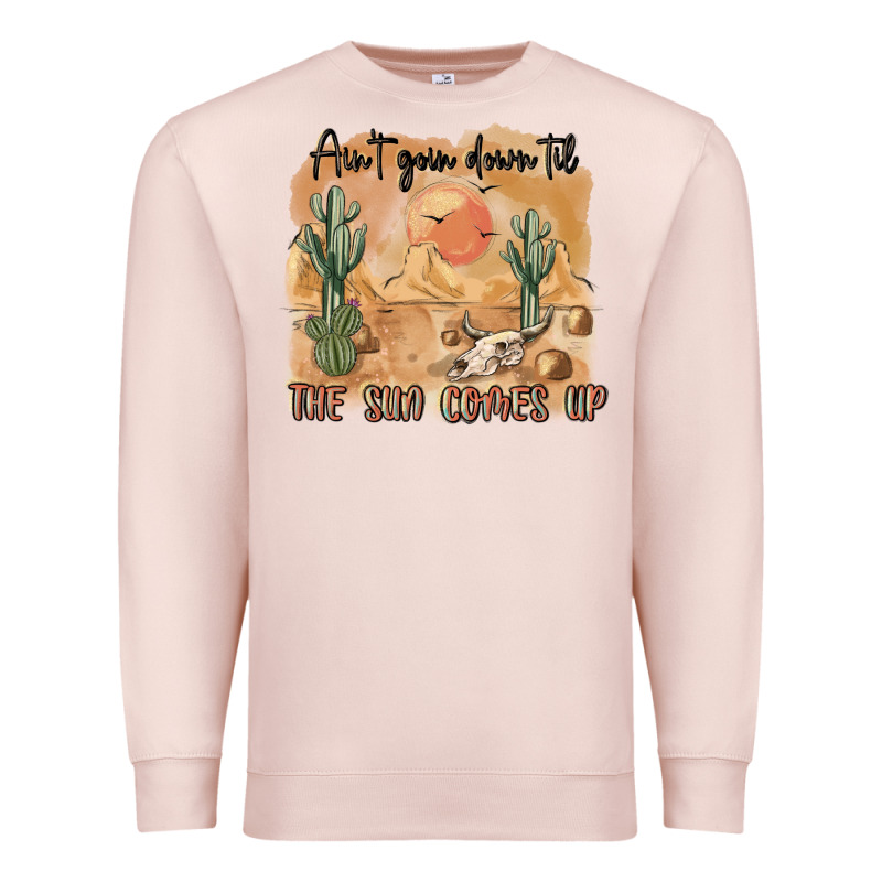 Ain T Going Down Til The Sun Comes Up Premium Sweatshirt by MaliasSmallBusiness | Teevron