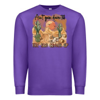 Purple ain t going down til the sun comes up Premium Sweatshirt - MaliasSmallBusiness