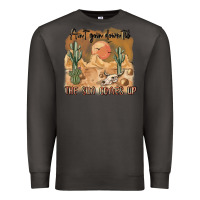 Smoke ain t going down til the sun comes up Premium Sweatshirt - MaliasSmallBusiness
