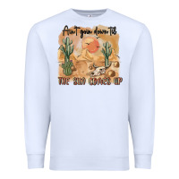White ain t going down til the sun comes up Premium Sweatshirt - MaliasSmallBusiness